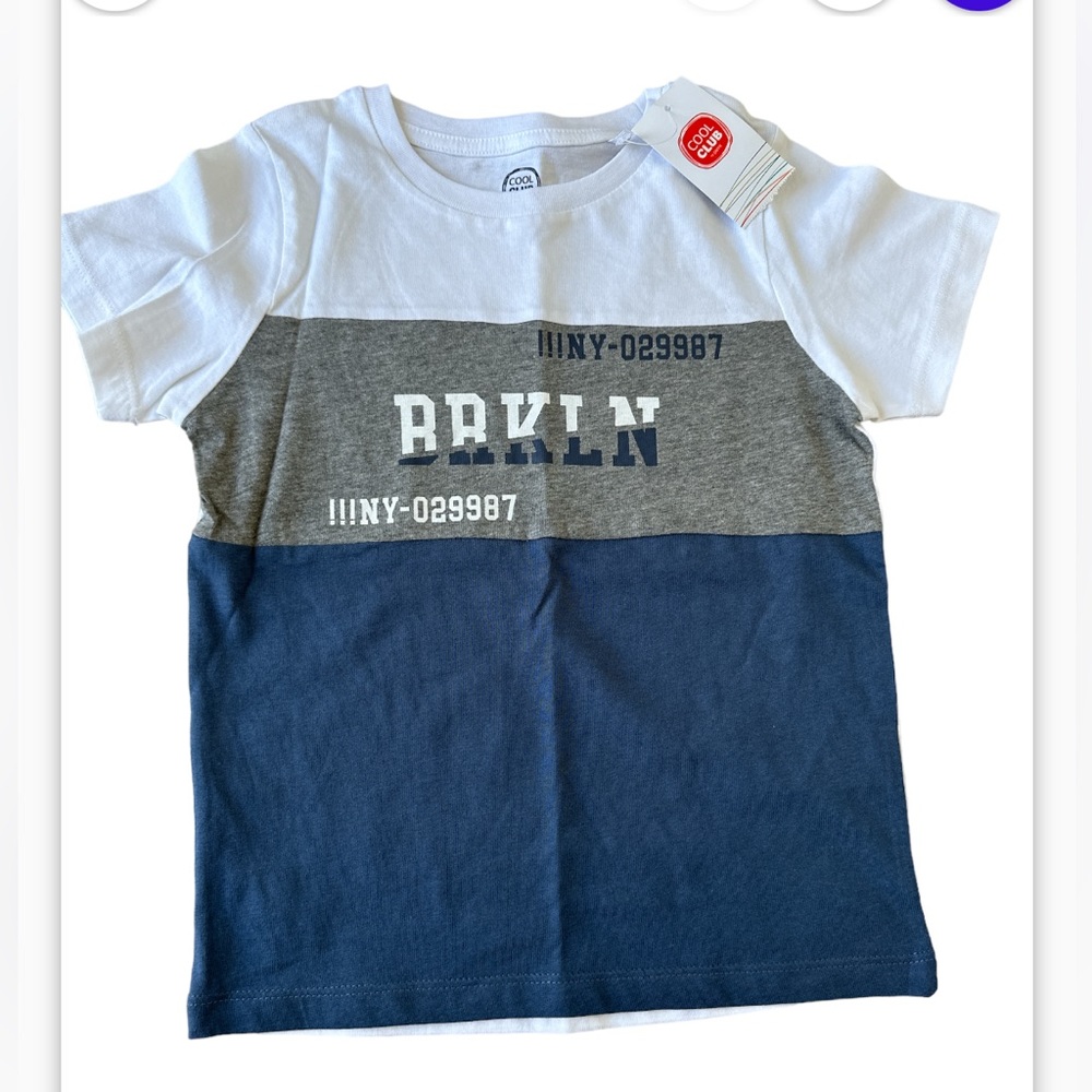 Brand new with tags boys tee size 5 100% cotton